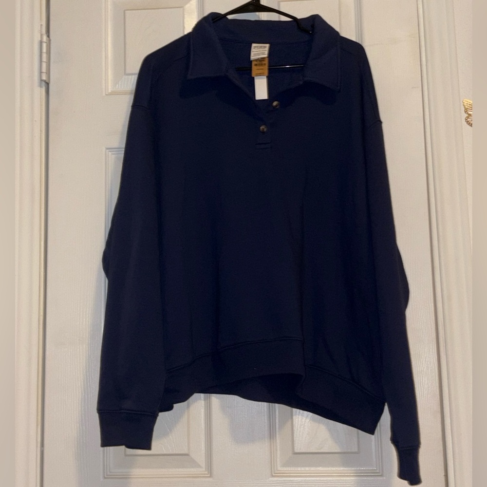 Victoria's Secret Pink Navy Sweater Top XXL